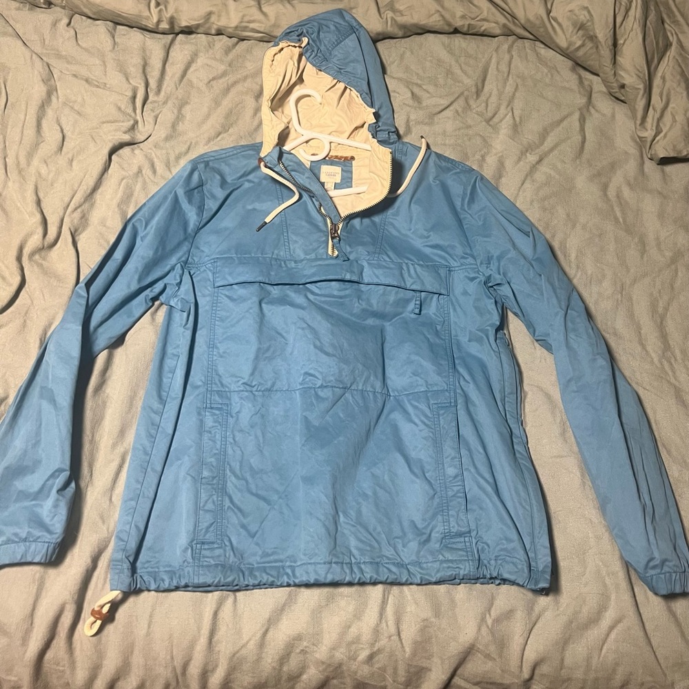 Lands’ End mens anorak pull over jacket